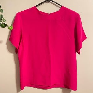 Vintage pink 100% Silk Top